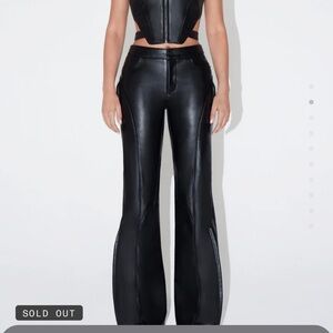 sold out KHY leather pants Kylie Jenner alix Earle f1 size xs (fits xs-s)